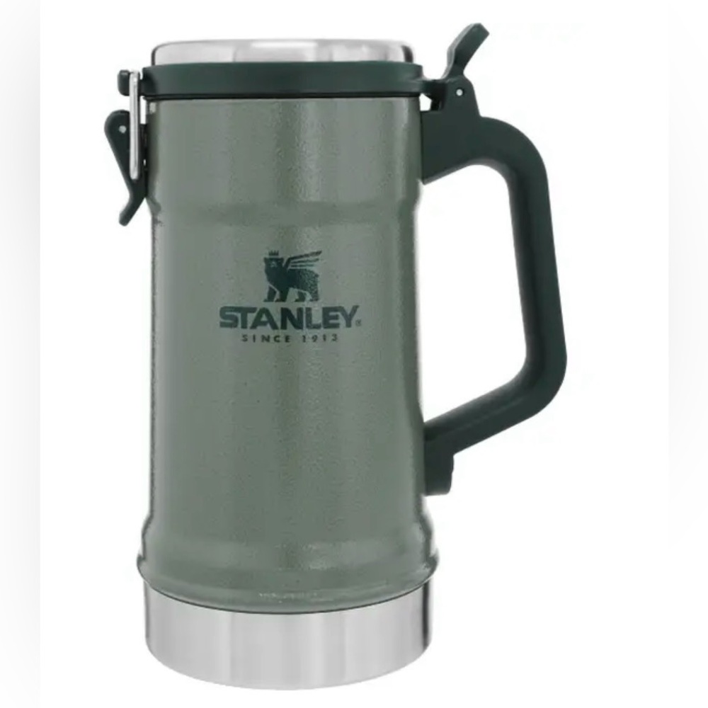 Stanley Classic Vacuum Beer Steins 24oz- Hammertone Green